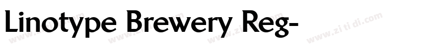 Linotype Brewery Reg字体转换